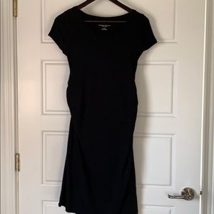 Black maternity dress